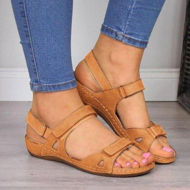 Marla Sandals | Open Toe Adjustable Straps Sandals