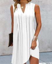 Melanie Dress | Casual Sleeveless V-Neck Dress