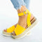 Mylene Sandals | Espadrille Sole Adjustable Ankle Strap Platform Sandals