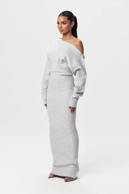 Florine - Off-shoulder maxi jurk