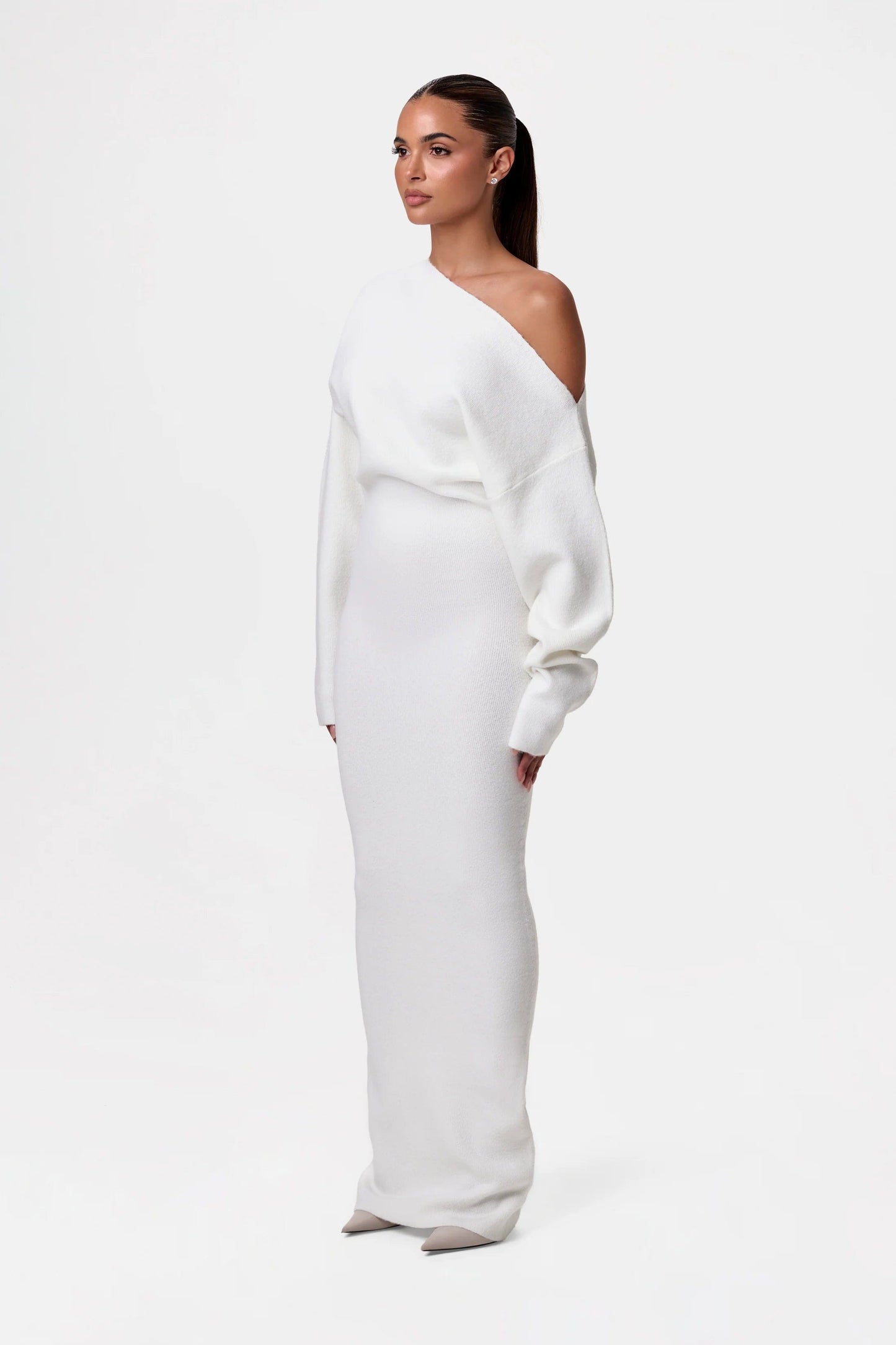 Florine - Off-shoulder maxi jurk