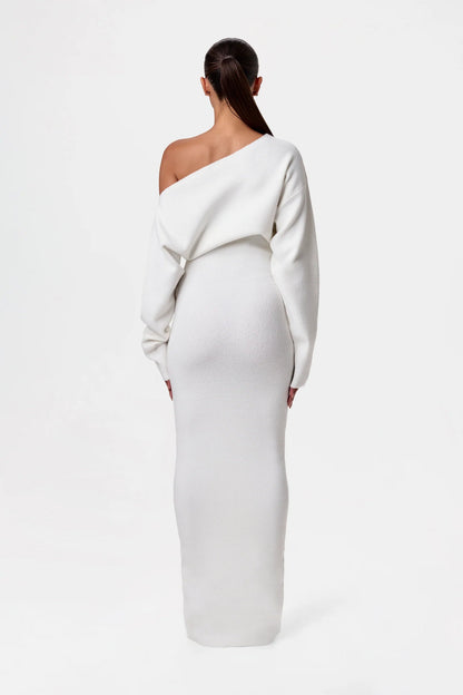 Florine - Off-shoulder maxi jurk