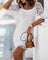 Nancy Dress | Lace Overlay Fitted Silhouette Puff Sleeves Mini Dress