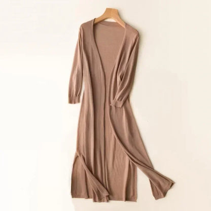 Gebreide Maxi vest voor dames