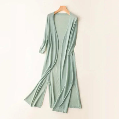 Gebreide Maxi vest voor dames