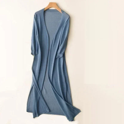 Gebreide Maxi vest voor dames