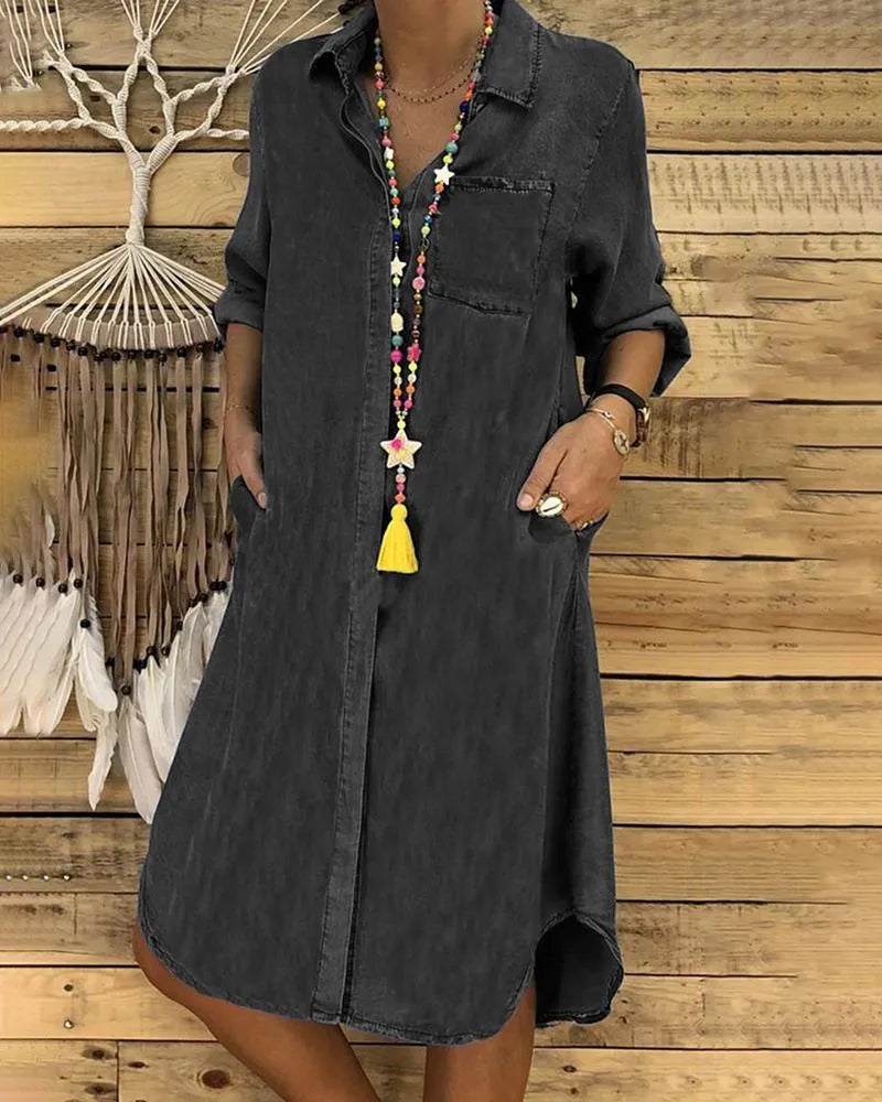 Nicole Dress | Casual Summer Denim Dress