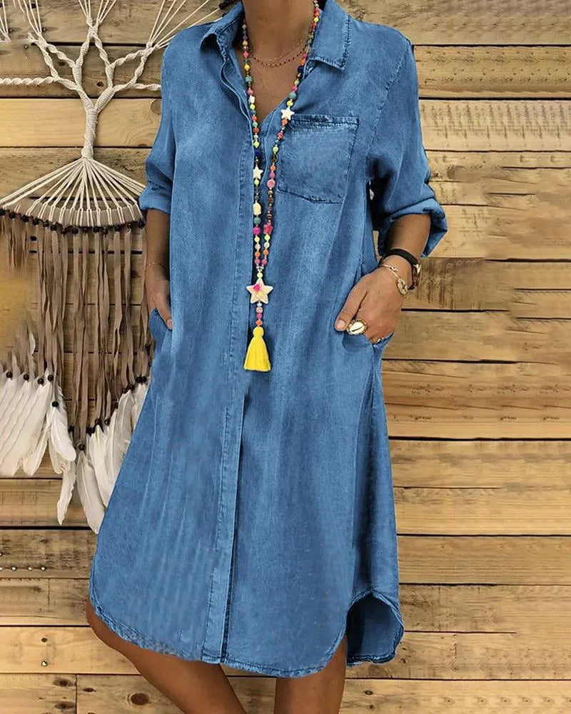 Nicole Dress | Casual Summer Denim Dress