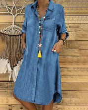 Nicole Dress | Casual Summer Denim Dress