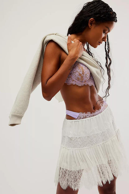 Oversized Gebreide dames Set met Mini Rok en Trui