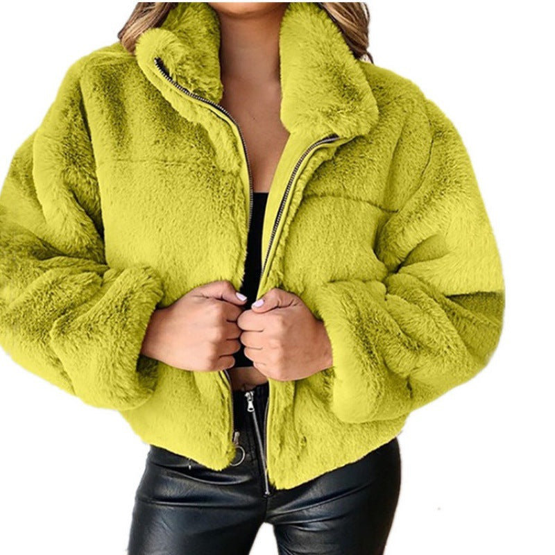 Warme Oversized Fleece Jas Voor Vrouwen Met Rits