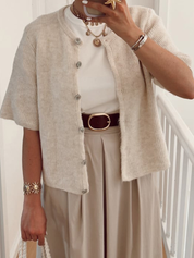 Elise - Short Sleeve Cardigan