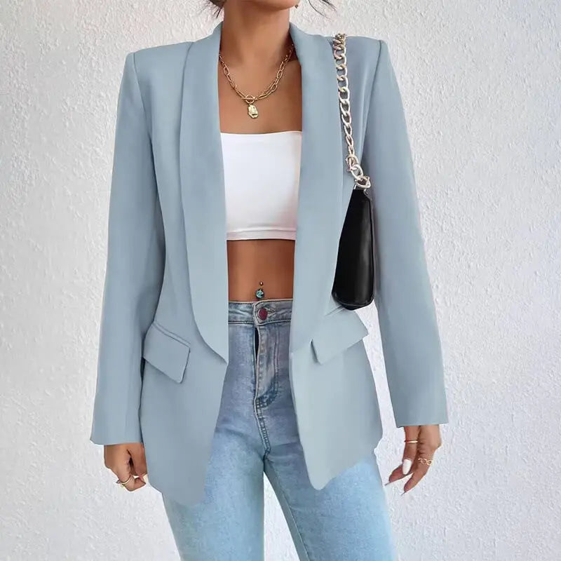 Stijlvolle Verfijnde Slim-Fit Dames Blazer