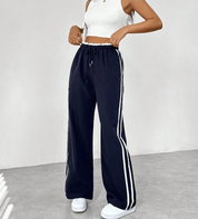 Dames Sportieve Joggingsbroek Comfortabel met Wijde Pijpen en Elastische Taille