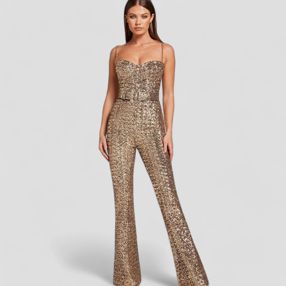 Lexi - Glamoureuze jumpsuit met pailletten