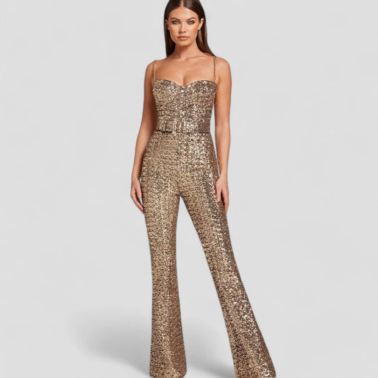 Lexi - Glamoureuze jumpsuit met pailletten