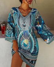 Orlitha Dress | Bohemian Summer Mini Dress