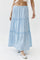 Petunia Maxi Skirt | Tiered Cotton-Linen Skirt