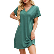 Philippa Dress | Solid Color Casual Mini Dress