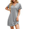 Philippa Dress | Solid Color Casual Mini Dress