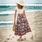 Philomene Maxi Skirt | Bohemian Floral Print with Flowing Fit