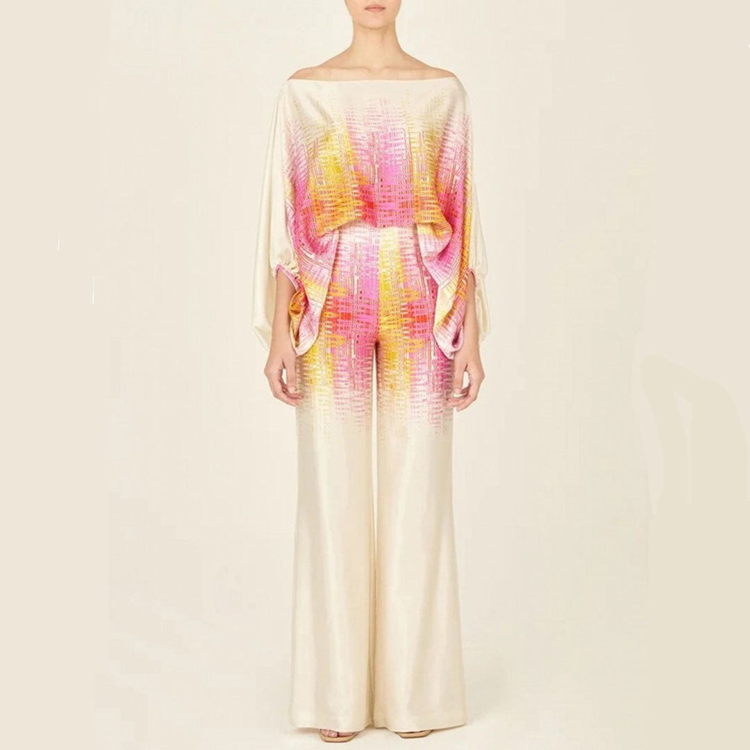 Elegante Off Shoulder Party Jumpsuit met Wijde Pijpen voor Dames