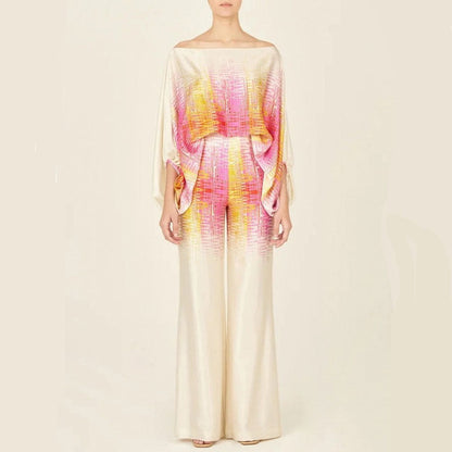 Elegante Off Shoulder Party Jumpsuit met Wijde Pijpen voor Dames