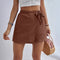 Posie Wrap Skort | Lightweight Cotton Blend with Bow Detail