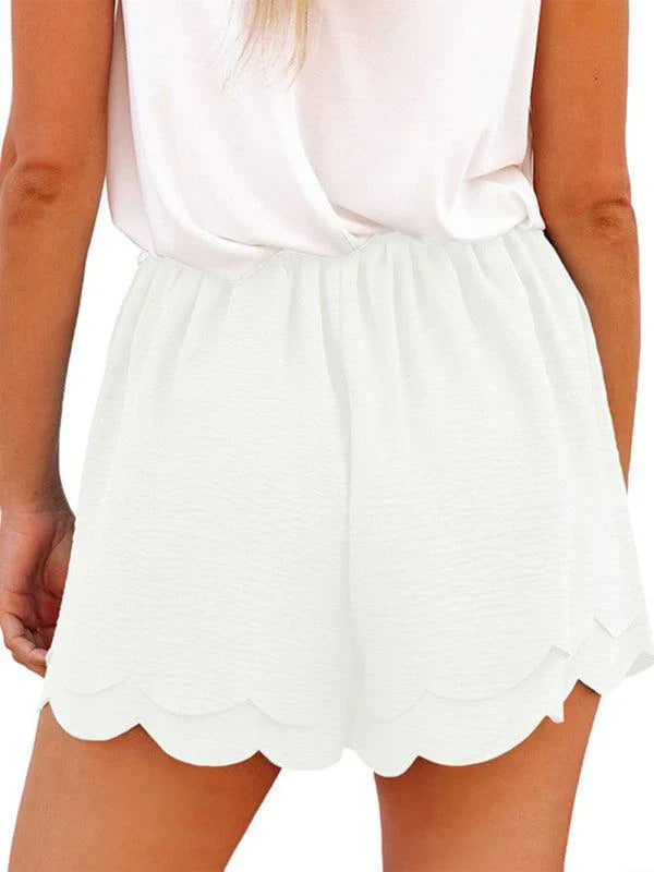 Paperbag Short Met Strikceintuur En Geschulpte Zoom Voor Dames