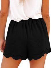 Paperbag Short Met Strikceintuur En Geschulpte Zoom Voor Dames