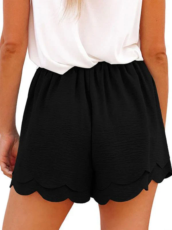 Paperbag Short Met Strikceintuur En Geschulpte Zoom Voor Dames