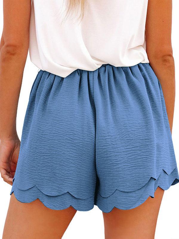 Paperbag Short Met Strikceintuur En Geschulpte Zoom Voor Dames