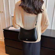 PU Leren Schoudertas met Verstelbare Strap