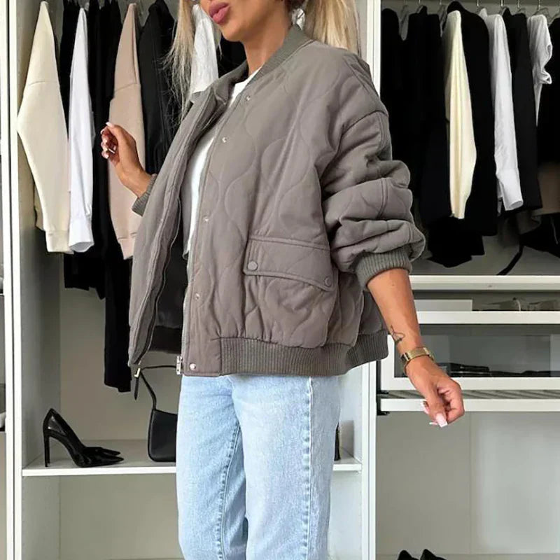 Elin - Trendy gevoerd bomberjack