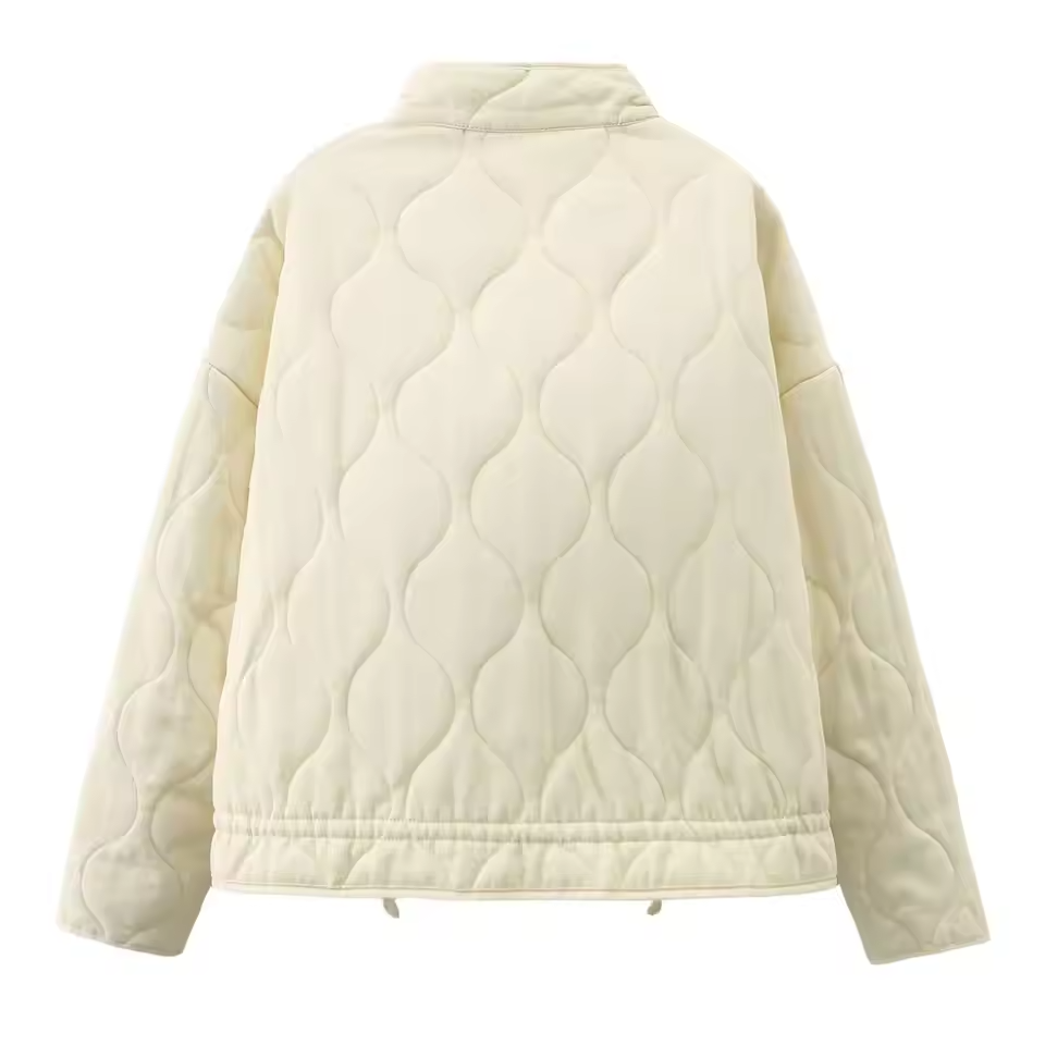 Zinnia – Gewatteerde Everyday Jas | Zakdetail