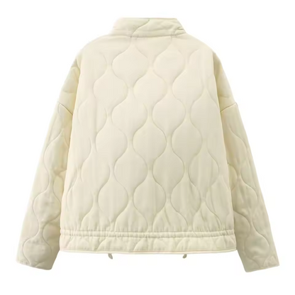 Zinnia – Gewatteerde Everyday Jas | Zakdetail