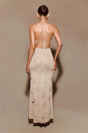 Elegancka damska maxi sukienka wieczorowa idealna na koktajl i galę