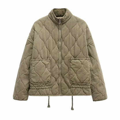 Zinnia – Gewatteerde Everyday Jas | Zakdetail