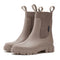 Women's Waterproof Rain Boots with Raised Heels and Lug Soles