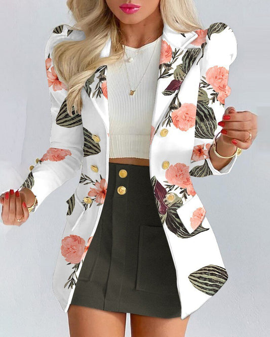 Naomi - Stijlvolle 2-delige set van blazer en rok