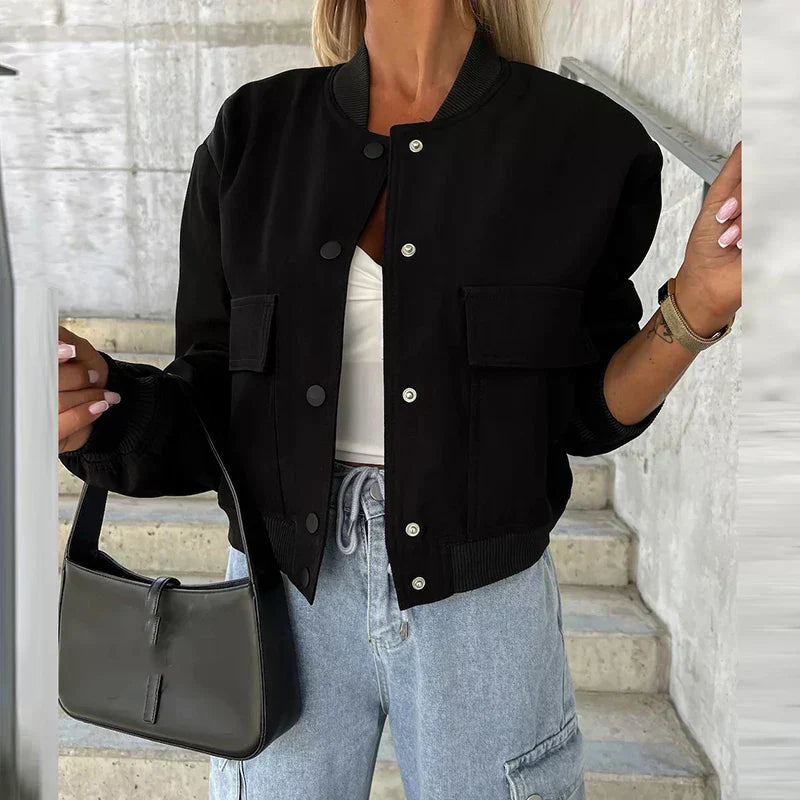 Veste Bomber Femme avec Style Décontracté et Confort
