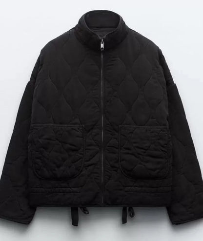 Zinnia – Gewatteerde Everyday Jas | Zakdetail