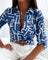 Freya | Button-Down Shirt with Artistic Print for Women