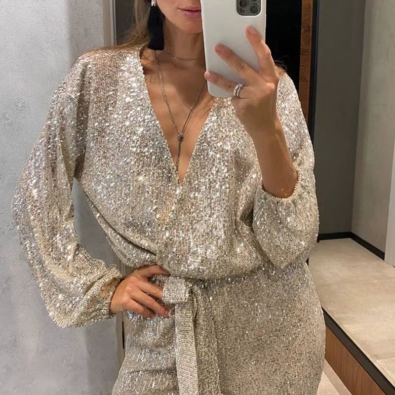 Jonna - Sparkling jumpsuit met elegante flair