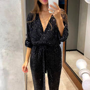 Jonna - Sparkling jumpsuit met elegante flair