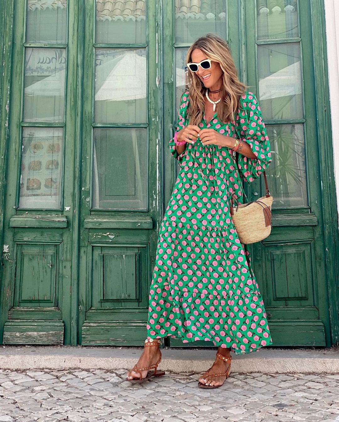 Janou - Maxi zomer jurk patroon