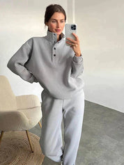 l'ensemble sweat adapté aux tenues polyvalentes.