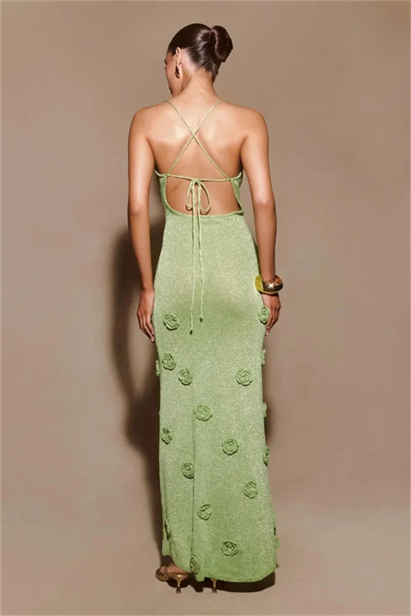 Robe de soirée maxi élégante pour femmes, parfaite pour cocktail et gala