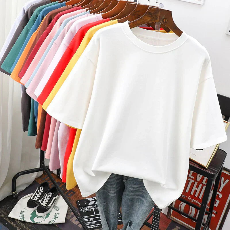 Livia-Rae - Oversized T-shirt van zachte stofmix