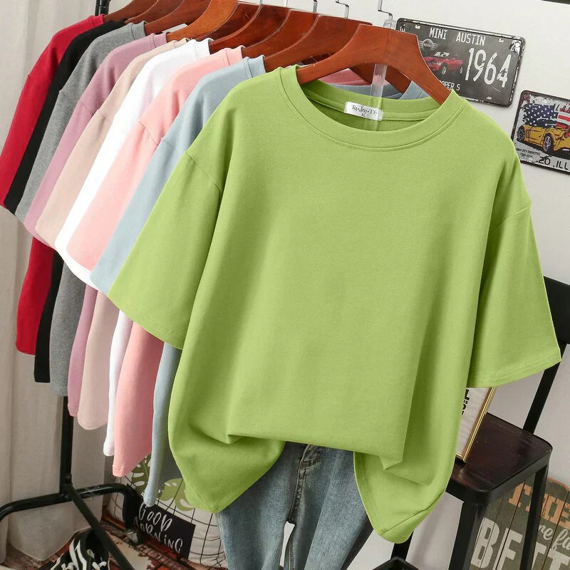 Livia-Rae - Oversized T-shirt van zachte stofmix